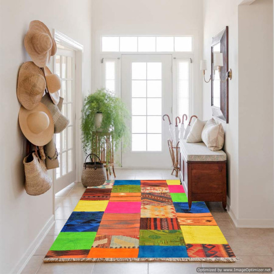 Tappeto Kilim Patchwork 10154 159x93 cm