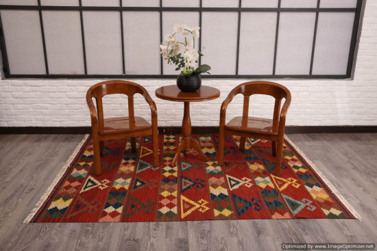 Tappeto Kilim Rettangolare 13-2 misura 128x185 cm