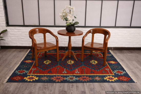 Tappeto Kilim Turkestan DYX03 Fatto a mano