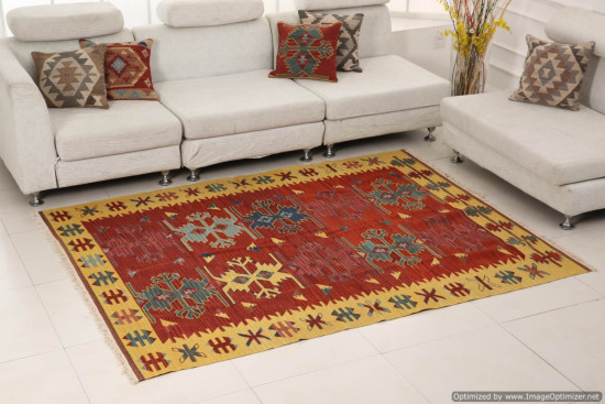 Tappeto Kilim Rettangolare 1834 misura 210x265 cm