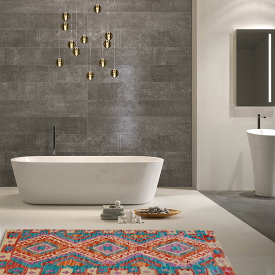 Tappeto Kilim Afgano 1113 fatto a mano 95x61cm