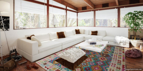 Tappeto Kilim Afgano 1143 misura 244x176 cm