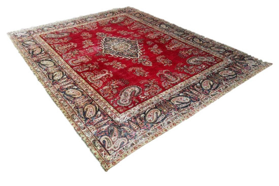 Tappeto Iraniano Vintage Beige, misura 295x369 cm