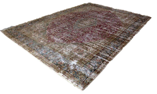 Tappeto Iraniano Vintage Beige, misura 284x392 cm