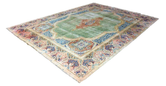 Tappeto Iraniano Vintage Beige, misura 308x414 cm