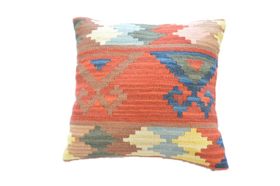 Cuscino Kilim stile afgano, 45x45 cm