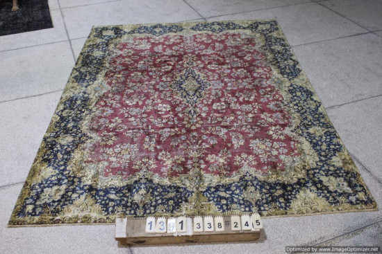 Tappeti Iraniani Vintage Overdyed 1391 - Dimensioni 338x245 cm