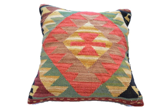 Cuscino Kilim in stile afgano - Dimensioni 45x45 cm