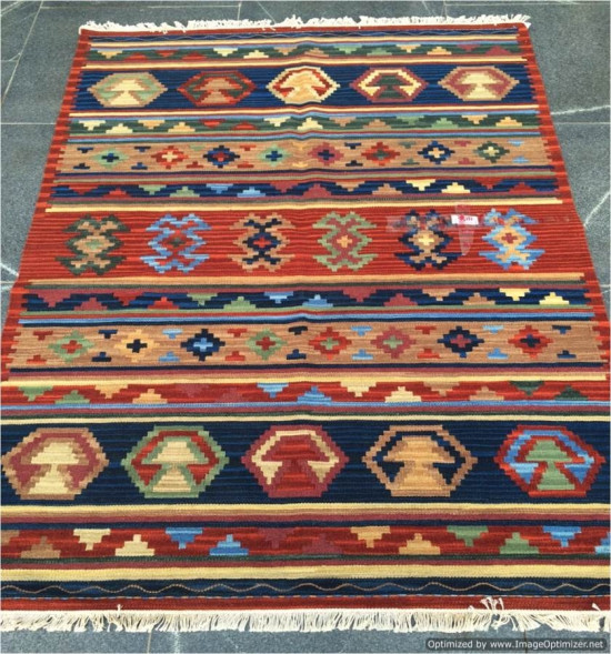 Tappeto Kilim Turkestan 15-13 Fatto a Mano