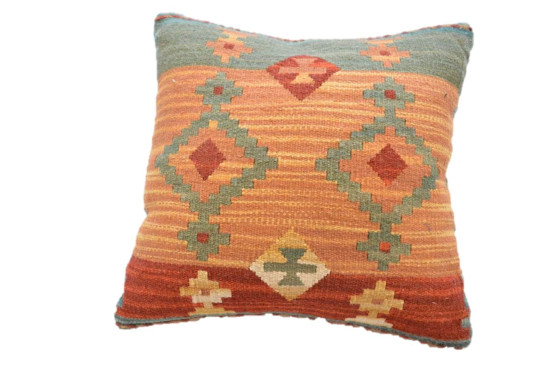 Cuscino Kilim stile afgano - Dimensioni 45x45 cm