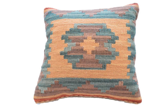 Cuscino Kilim per arredo in stile afgano - Dimensioni 45x45 cm