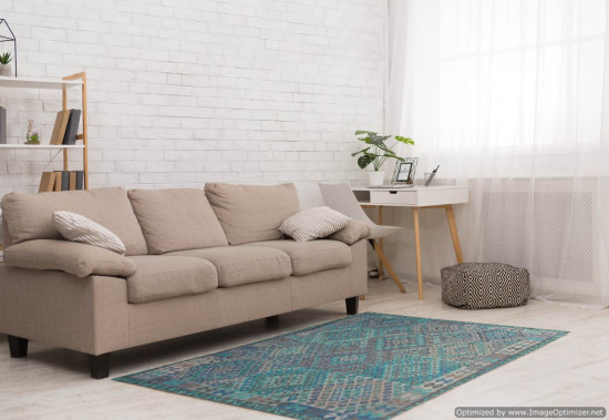 Tappeto Kilim Afgano 153 misura 242x189 cm
