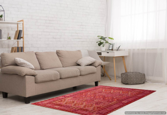 Tappeto Kilim Afgano 157 misura 236x180 cm