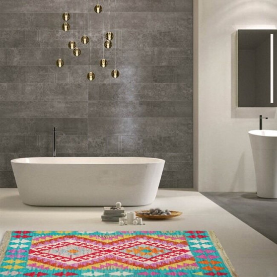 Tappeto Kilim afgano 1621 66x90 cm