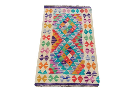 Tappeto Kilim Afgano 1640 misura 62x97 cm