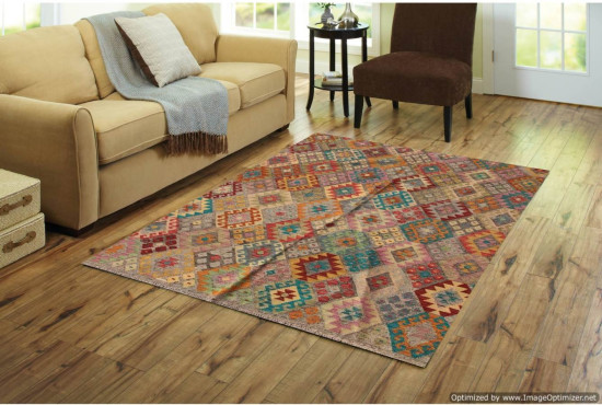 Tappeto Kilim Afgano 174 misura 237x177 cm