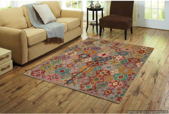 Tappeto Kilim Afgano 175 - Dimensioni 197x164 cm