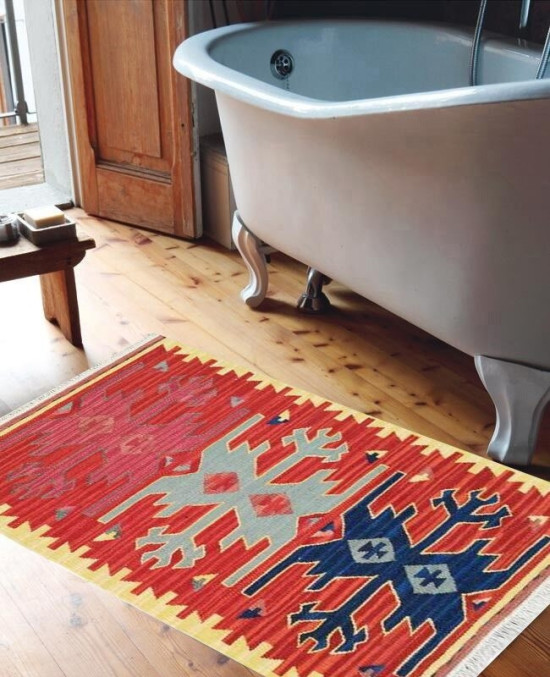 Tappeto Kilim per bagno 1834 65x110 cm