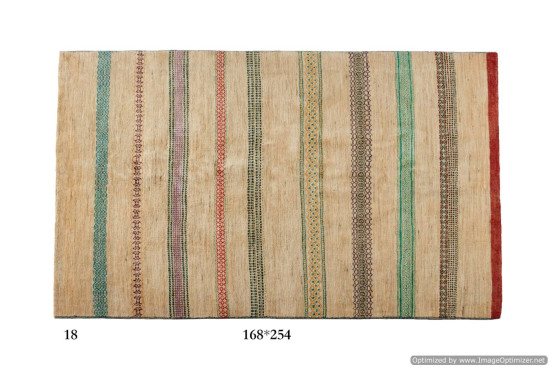 Tappeto Gabbeh Moderno Persia Annodato a mano-254x168 col.18