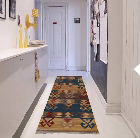 Tappeto Kilim 4-B per passatoia - Ideale per Cucina e Ingresso