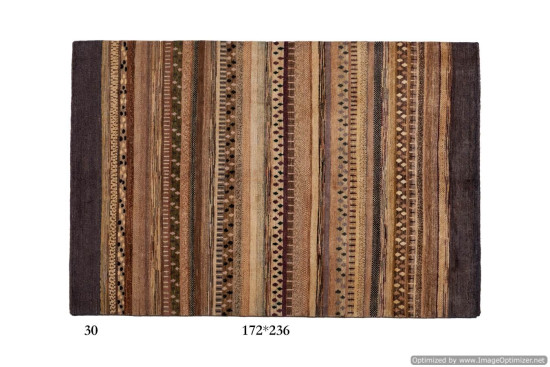 Tappeto Gabbeh Moderno Persia Annodato a mano-236x172 col.30