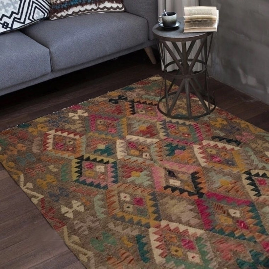 Tappeto Kilim Afgano 31 misura 197x154 cm