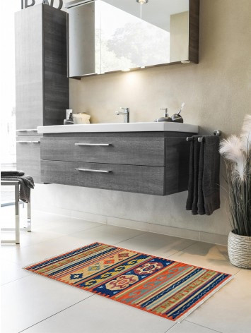 Tappeto Kilim per bagno FC04A-65x110