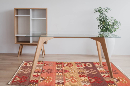 Tappeto Kilim Rettangolare 4- misura 95x155 cm