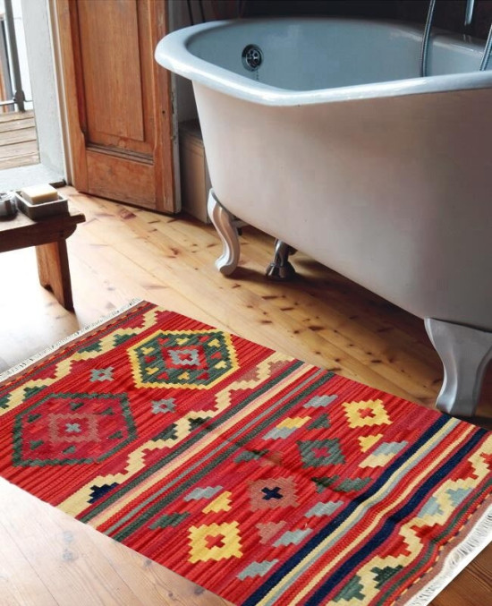 Tappeto Kilim 4044A per il bagno 65x110 cm