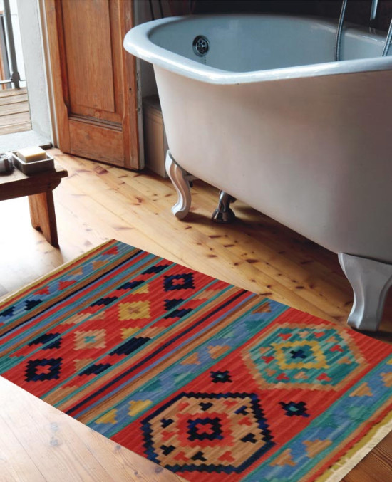 Tappeto Kilim 4048 per il bagno 65x110 cm