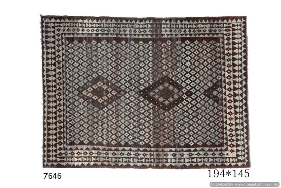 Tappeto Gabbeh Afgano Naturale Moderno - Dimensioni 155x190 cm