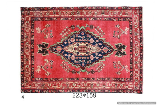 Tappeto Persiano Hamadan Afshari - Dimensioni: 223x159 cm