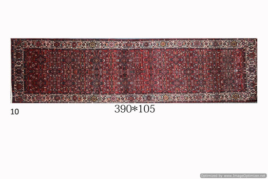 Tappeto Persiano Hamadan Old 105x390 cm