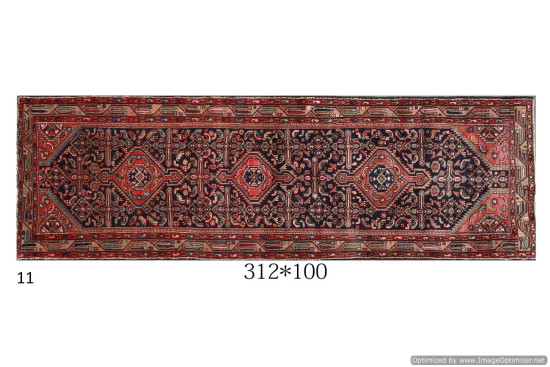 Tappeto Persiano Hamadan 100x312 cm 