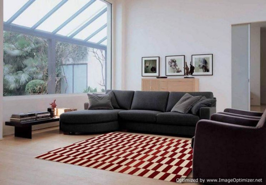 Tappeto Kilim Rettangolare 6-RED misura 255x310 cm