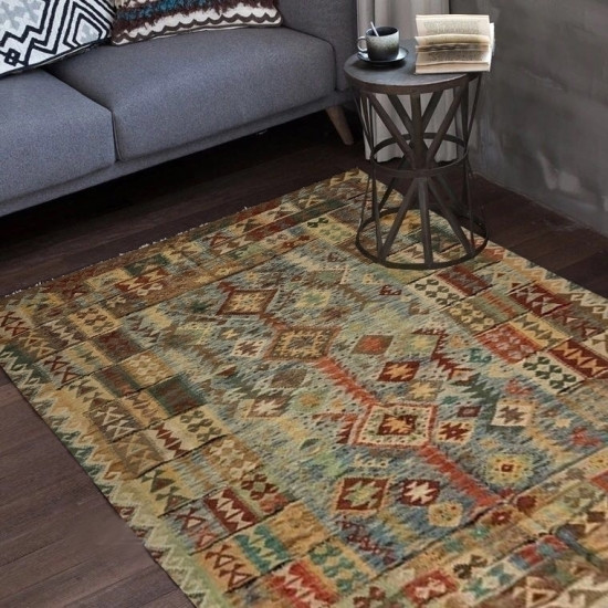 Tappeto Kilim Afgano 75 - Dimensioni 298x193cm