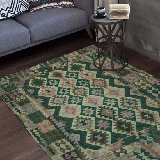 Tappeto Kilim Afgano 89 - Dimensioni 247x167cm