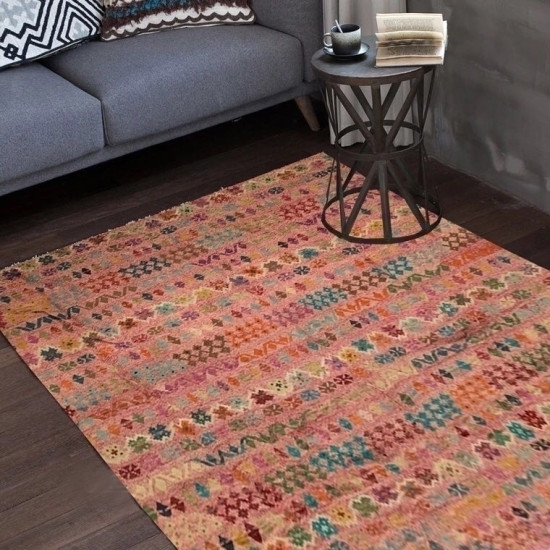 Tappeto Kilim Afgano 99 misura 388x315 cm