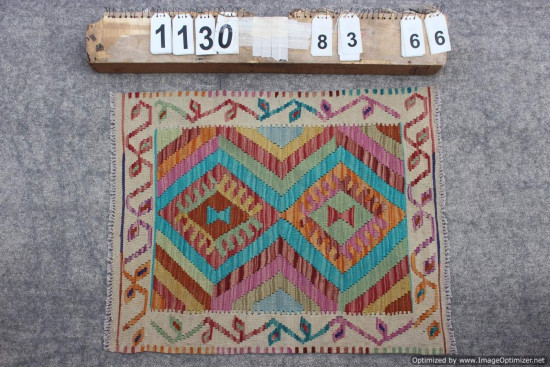 Kilim Afgano 1130 misura 83x66 cm