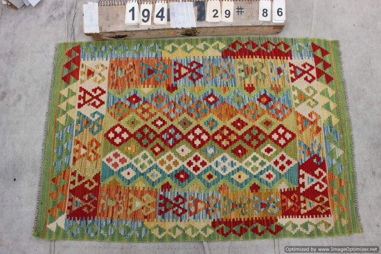 Kilim Afgano 194 misura 129x86 cm