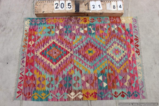 Kilim Afgano 205 misura 121x79 cm