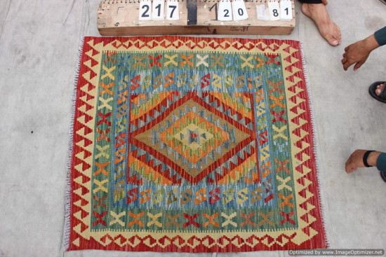 Kilim Afgano 217 misura 120x81 cm