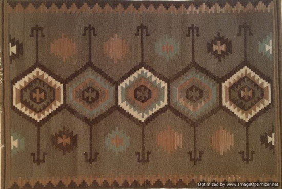 Tappeto Kilim Turkestan AY19V2 fatto a mano