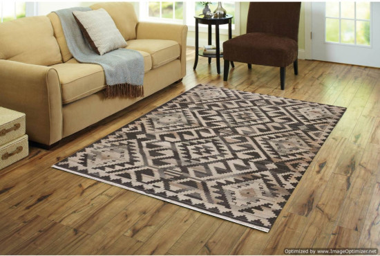 Tappeto Kilim Rettangolare BRIC2 Fatto a mano 140x200 cm