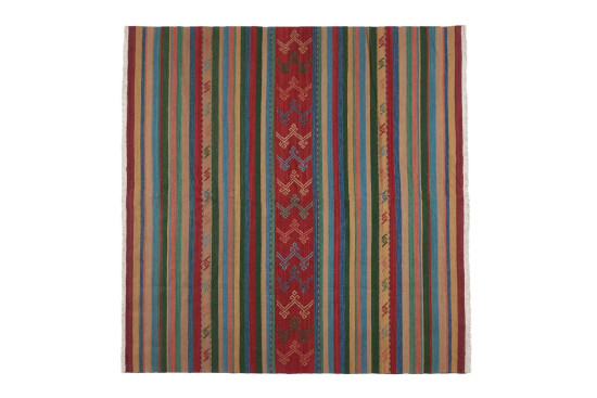 Tappeto Kilim Quadrato CH5 misura 210x210 cm