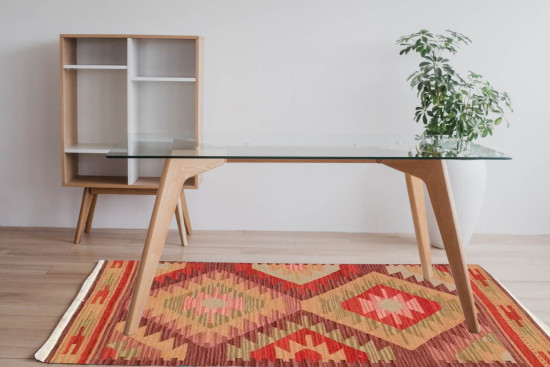 Tappeto Kilim Rettangolare FC03V1 misura 95x155 cm