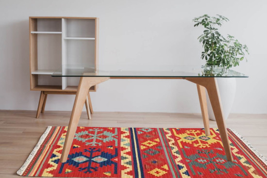 Tappeto Kilim Rettangolare FC505 misura 95x155 cm