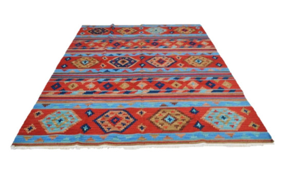 Afghan Kilim 7, Miss Cucci,Dimensione 265x210 cm 