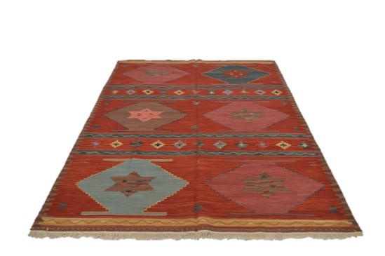 Afghan Kilim 10, Miss Cucci,Dimensione 175x235 cm 