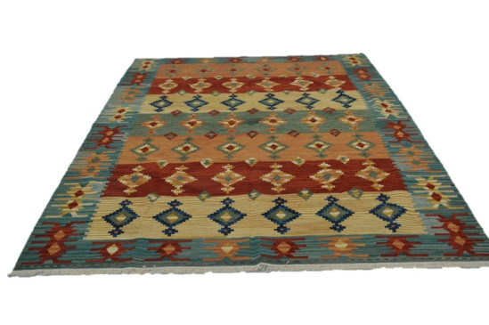 Afghan Kilim 22, Miss Cucci,Dimensione 265x210 cm 